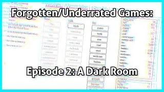 Forgotten/Underrated Games #2: A Dark Room