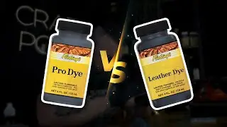 Farby do sk&oacute;ry - Fiebing's Pro Dye vs. Leather Dye - pr&oacute;bnik kolor&oacute;w