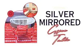 Glam Mirrored Crystal Coffee Table ✨ Beautiful Centerpiece for Any Room | Affordable Decor