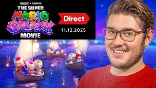 Let's Watch the Mario Galaxy Movie Direct! | REACTION
