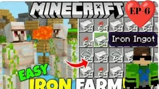 Iron form বানালাম 😱 ৷ EP-6|Devnil gamer |#minecraft # Minecraft Survival series|