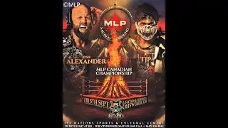 Josh Alexander (c) v TJP / MLP Canadian Title Match / MLP Sacred Ground 2025 / WWE 2K25