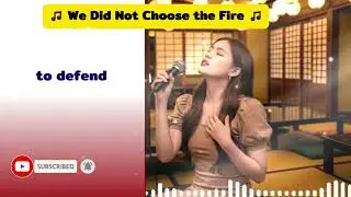 EchoTone Studio | We Did Not Choose the Fire - Version Female | Lyric Video