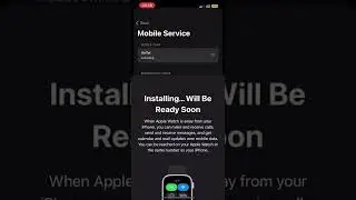 Activate cellular plan on Apple Watch series 7 Airtel