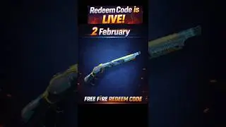 Free Fire Today's redeem code 1 Feb2026❤#freefireredeemcodetoday #redeecode #redeecodefreefire