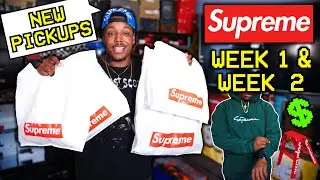 NEW SUPREME HAUL + WEEK 2 DROP! 4 BAGS OF PICKUPS! MENS FALL CLOTHING HAUL!