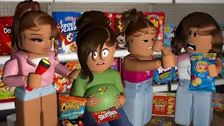 ЗАСТРЯЛИ ВНУТРИ ПРОДУКТОВОГО МАГАЗИНА НА 24 ЧАСА! | СЕМЕЙНАЯ РОЛЕВАЯ ИГРА ПО BLOXBURG