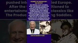 Celebrity in the Military: Mel Brooks