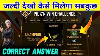 How To Complete Pick and Win Challenge Event | Free Fire New Event | Logic Gamer