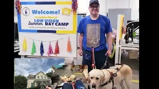 Speaking to Legally Blind/Low Vision Students about Guide Dogs at Spectrios Institute For Low Vision