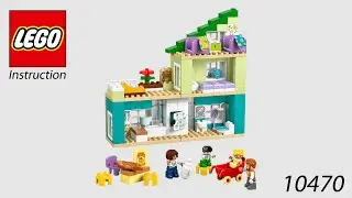 LEGO Instruction - DUPLO - 10470 - 3 in 1 Modern Family House with Figures