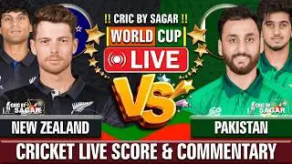 New Zealand vs Pakistan | NZ vs PAK | Cricket Live Score & Commentary | Sagar Sinha