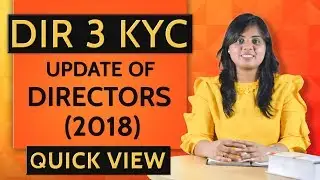 DIR 3 - KYC update of Directors (2018) - Quick view