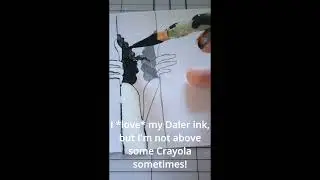 How to ink a traditional 2d Animation cel!