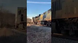 Got a horn show on a manifest freight