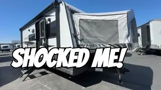 Forest River Flagstaff Shamrock 233S travel trailer. Hybrid Travel Trailer