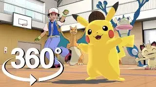 Detective Pikachu Dance - 360&deg; Video! - (The First 3D VR Experience!)