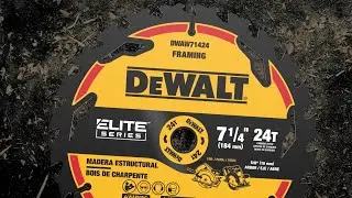 DeWalt Elite Series Circular Saw Blade Test