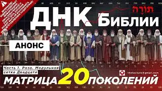 ДНК Библии. Матрица 20 поколений