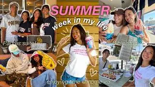summer week in my life | Padres suite in SD & enjoying time @ home ⭐️🤎