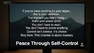 Welcome Back to Peace. This is your space.
