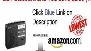 Sony ICF38 Portable AMFM Radio Black