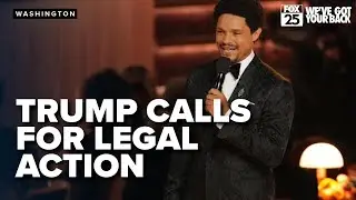 Trump slams Trevor Noah's Grammy's hosting, threatens legal action