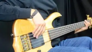 Bruno mars - Treasure ( Bass Cover )