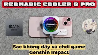 Redmagic Cooler 6 Pro &ndash; Vừa tản nhiệt vừa sạc kh&ocirc;ng d&acirc;y tốt nhất cho iPhone!