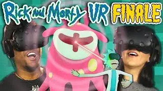 PORTAL GUNS AREN'T TOYS! | RICK AND MORTY VR - FINALE (React: Gaming)