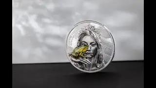 2023 Cook Islands 2 Ounce Eye of a Fairytale Kiss the Frog Silver Proof Coin