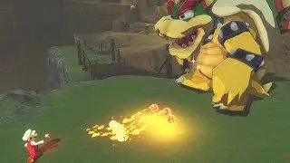 Mario Fights Bowser In Botw