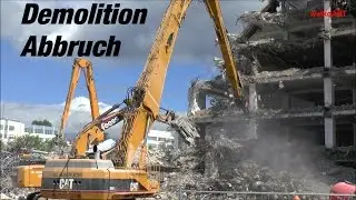 STUTTGART CAT Baggersaurier & Tr&uuml;mmerw&uuml;ste Abbruch - Demolition - Space for Daimler-Office V