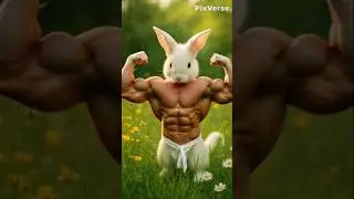 Rabbit bodybuilder🔥#rabbit #bodybuilder #body #rabbitrescue #shortsfeed