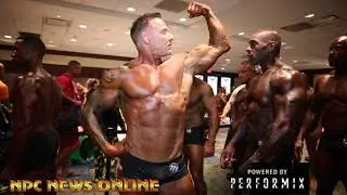 2018 NPC North American Men's Classic Physique Over 50 Backstage Video