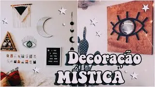 DIY DECORAÇÃO DE QUARTO - DECORAÇÃO MÍSTICA 💫