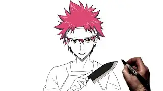 How To Draw Yukihira Soma | Step By Step | Food Wars