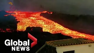 La Palma volcano: Lava 