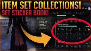 Collect Them All! Item Set Collection Sticker Book - Elder Scrolls Online ESO