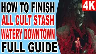 All Cult Stash in Watery Downtown Radio Tower - Alan Wake 2 2023 PS5