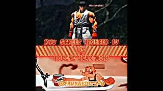 Ryu vs Popeye #streetfighteriv #ryu #cartoon #popeye #1v1 #jogo #edit
