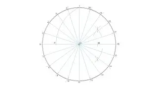 Como Dividir uma Circunferência em Vinte Partes Iguais
