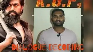 KGf Chapter 2 dialogue decoding