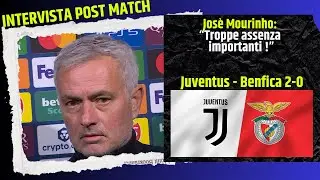 Le parole di Mourinho dopo Juventus-benfica 2-0 Intervista post match Champions League