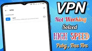 Vpn Not Working solve without app || High speed vpn for gaming pubg , Free Fire and other site