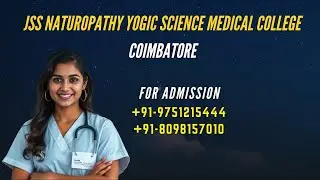 JSS Naturopathy Medical College Coimbatore!  #College #India #Naturopathy #BNYS #Coimbatore