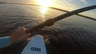 Paddle boarding at Jordan Lake, NC
