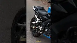 ns 200 akrapovic exhaust installation💥ns 200 modification exhaust🤯 #short #ns200 #akrapovicexhaust