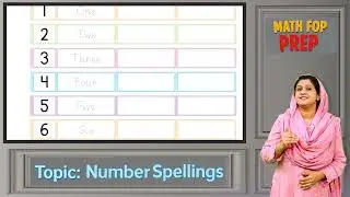 Number Spellings Lesson | English & Math Learning for Kids