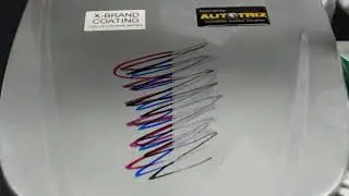 AUTOTRIZ Stain Resistance (Anti-Graffti) Test- Polysiloxane VS Polysilazane based Coating